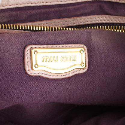 Miu Miu Matalassé Leather Handbag