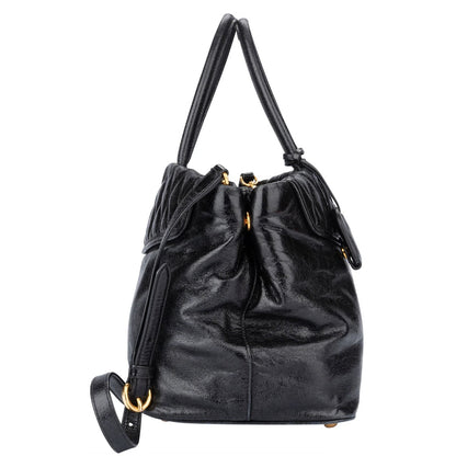 Miu Miu Matelasse Leather City Handbag