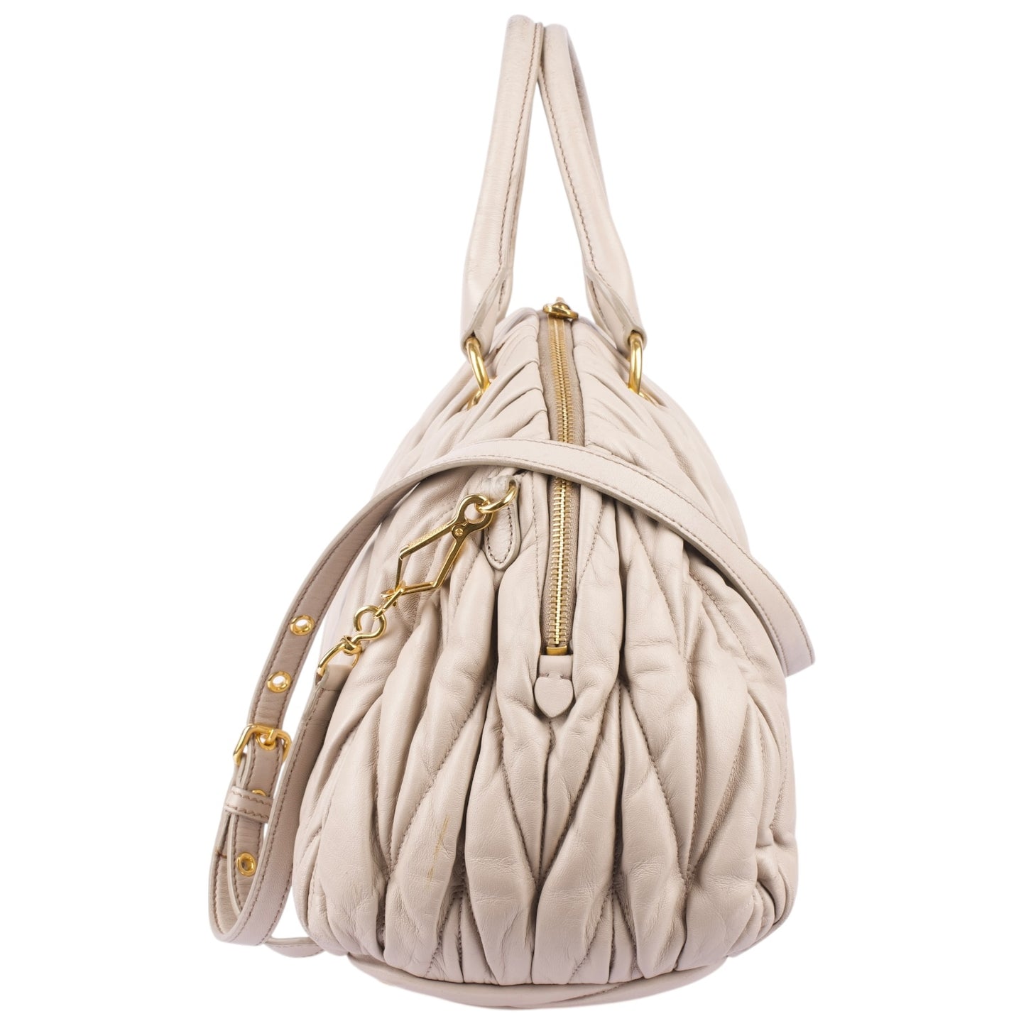 Miu Miu Quilted Leather Handbag