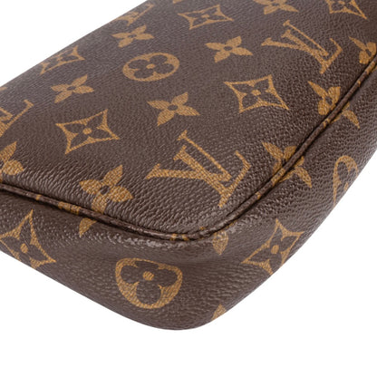 Louis Vuitton Canvas Monogram Pochette Accessory Handbag