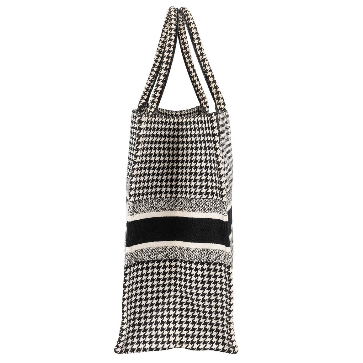 Christian Dior Houndstooth
Monogram Canvas
Book Tote Handbag