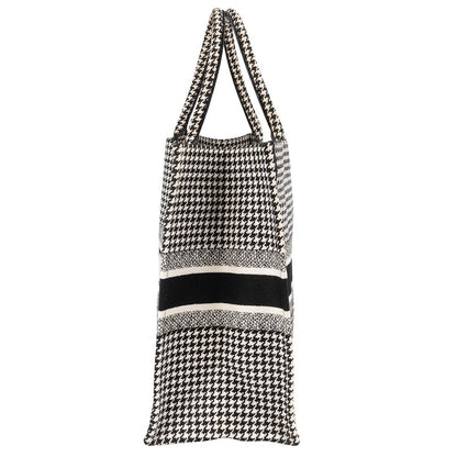 Christian Dior Houndstooth
Monogram Canvas
Book Tote Handbag