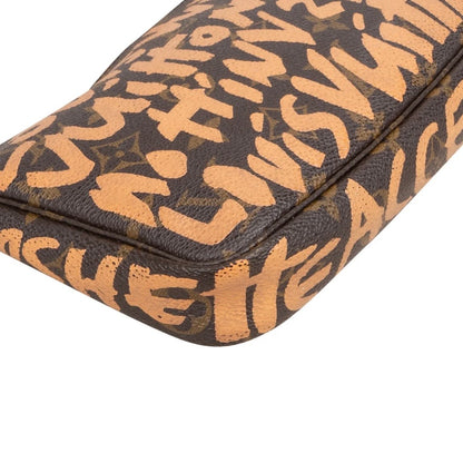 Louis Vuitton Monogram Graffiti Pochette Accessoires Handbag