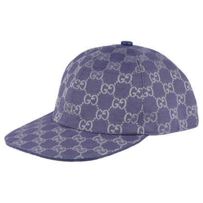 Gucci Blue GG Canvas Monogram Cap