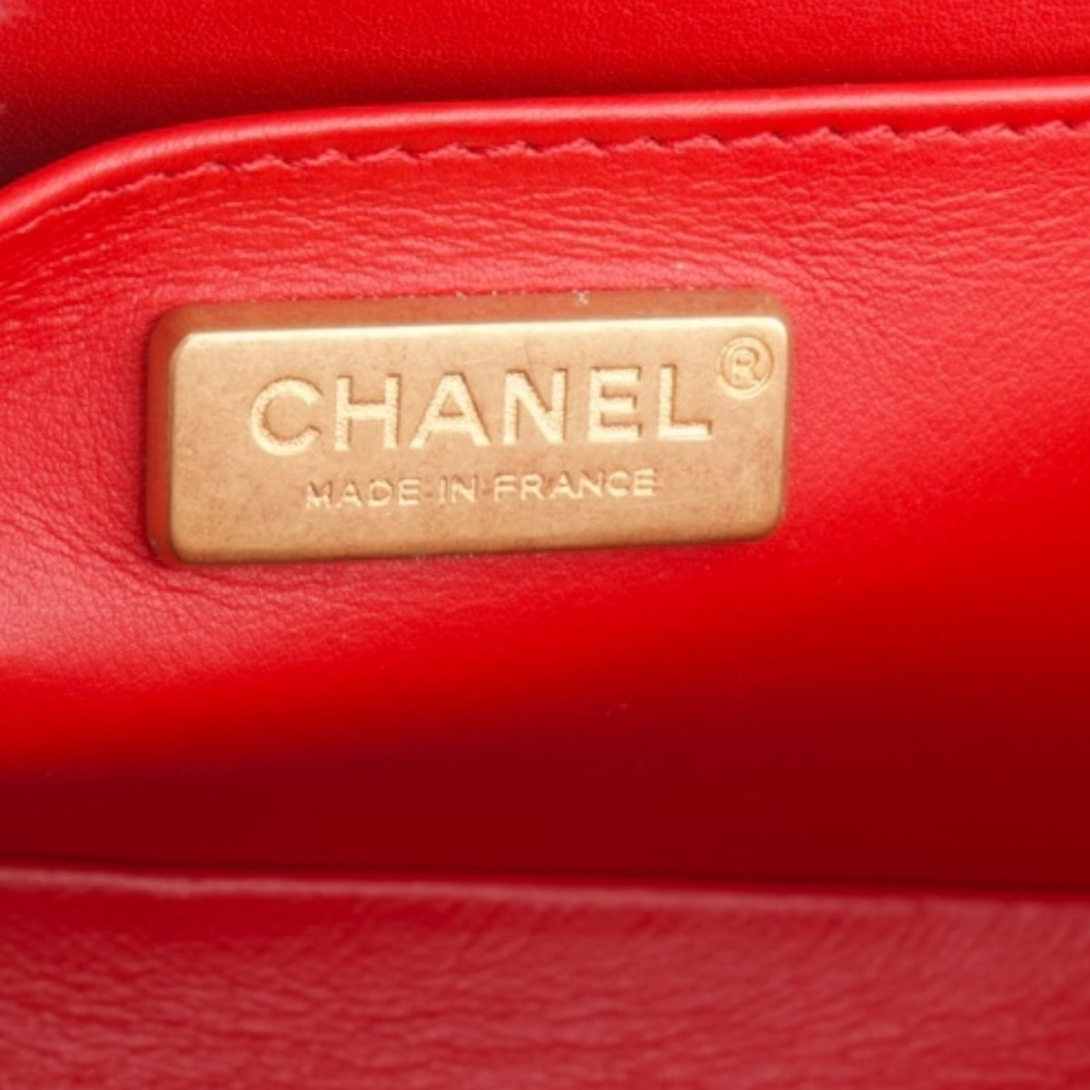Chanel Boy Red Phyton Leather Limited Edition Bag