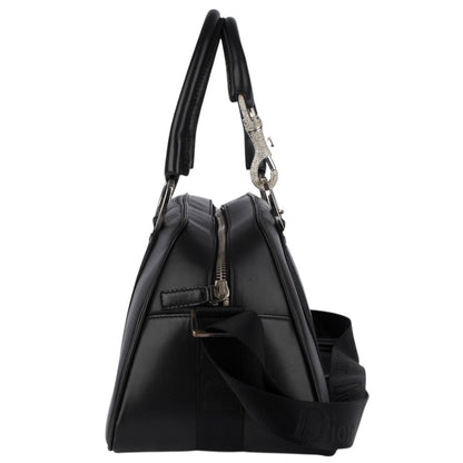 Christian Dior Black Crystal Hook Bowling Bag