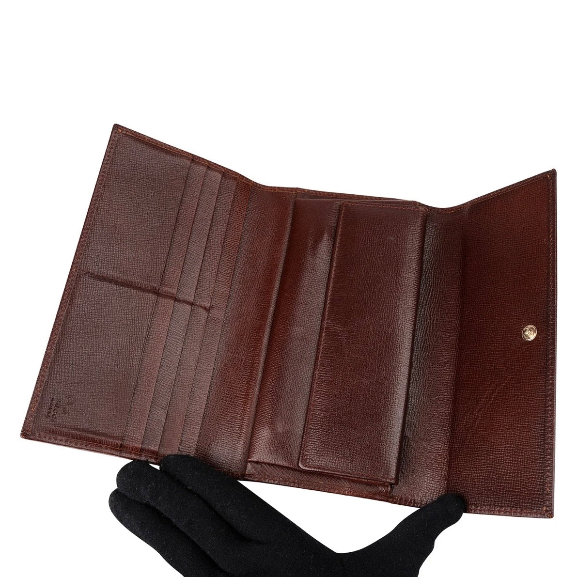 Gucci Monogram GG Supreme Canvas Heart Continental Wallet
