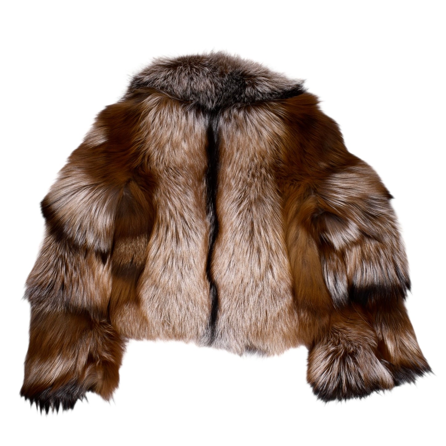 Red Fox Fur Coat Vintage