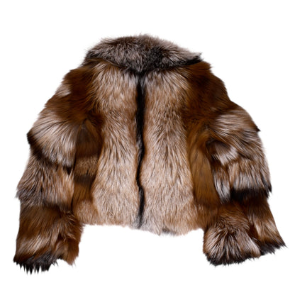 Red Fox Fur Coat Vintage