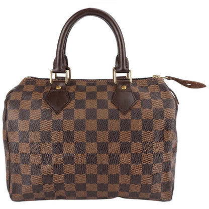Louis Vuitton Monogram Damier Ebene Speedy 25 Handbag