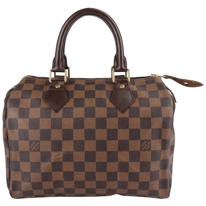 Louis Vuitton Monogram Damier Ebene Speedy 25 Handbag