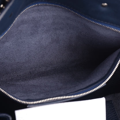 Balenciaga Blue Leather Paper Handbag