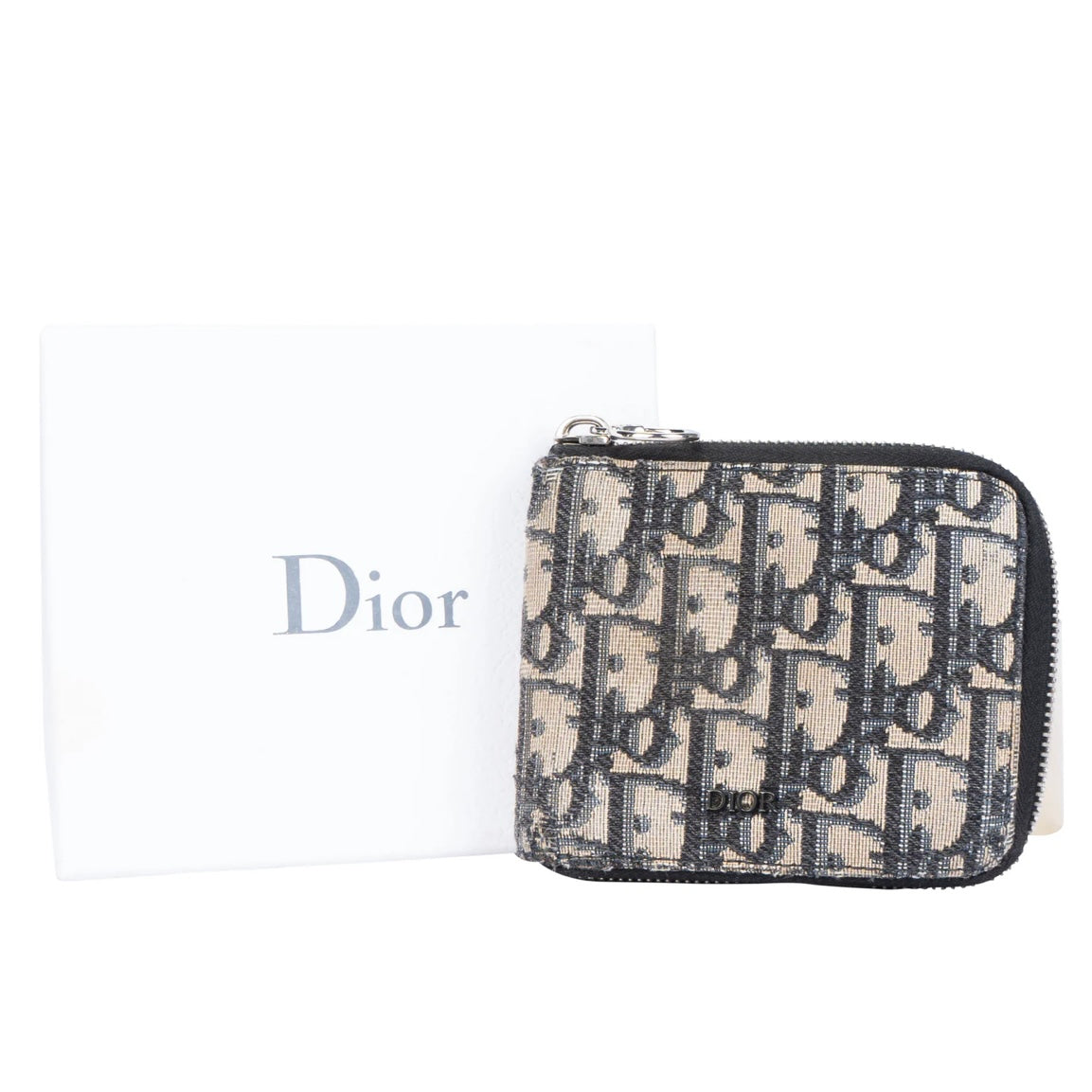 Christian Dior Trotter Monogram Zip Wallet