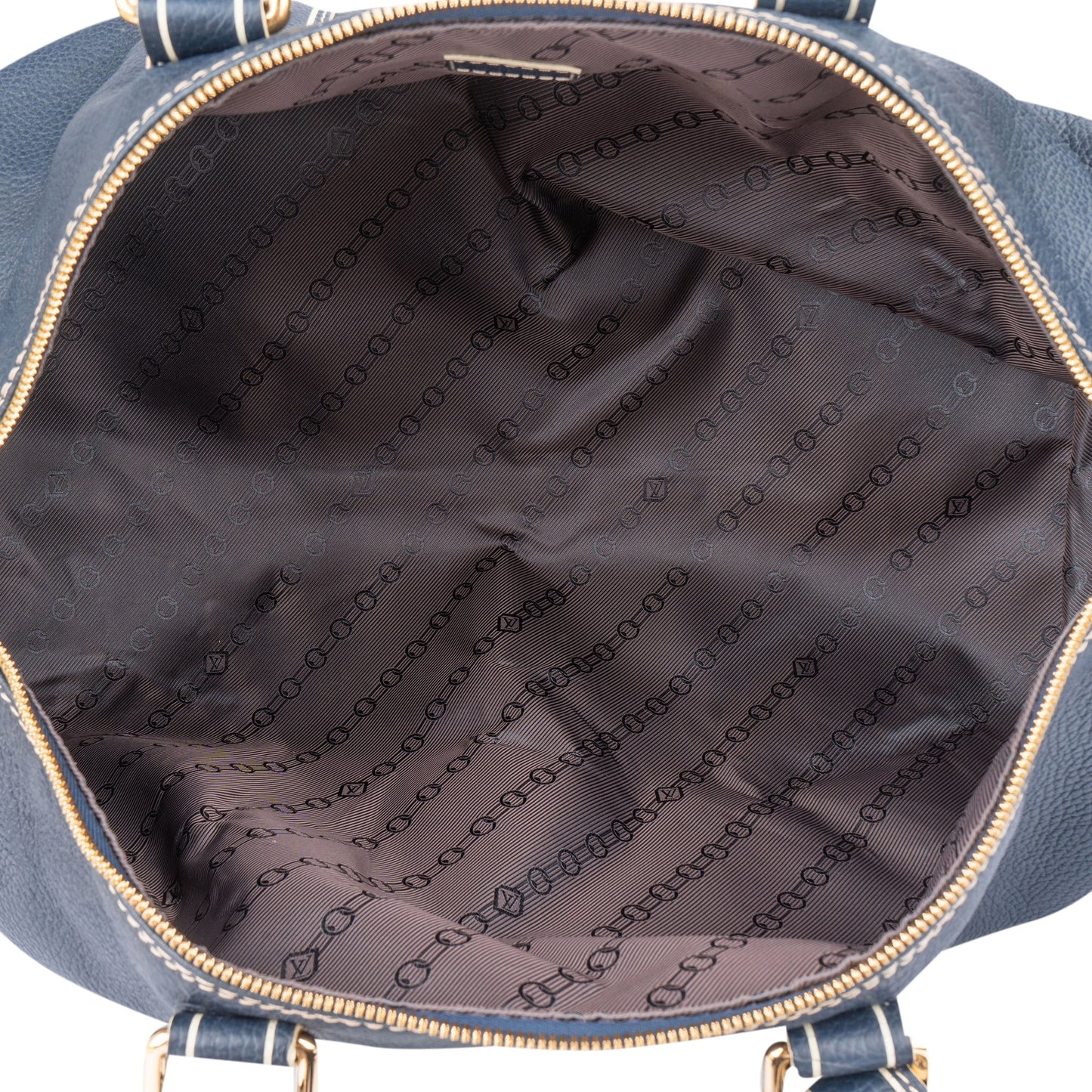 Louis Vuitton Premium Navy Tobago Leather Keepall 50