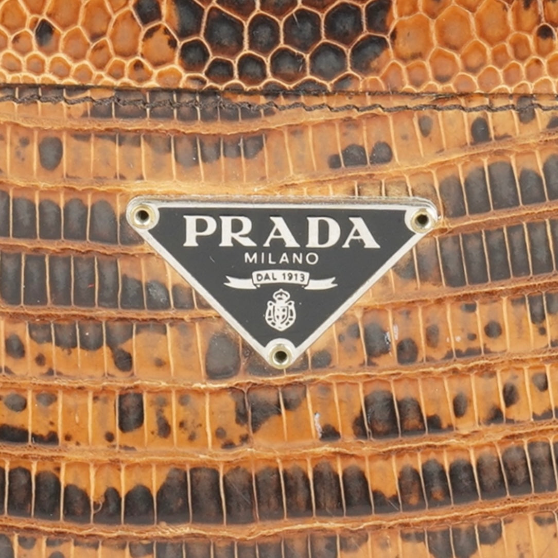 Prada Python Leather Wallet