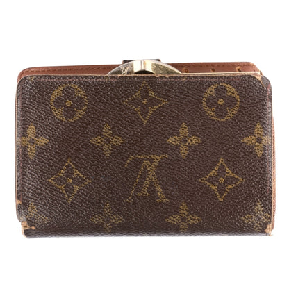 Louis Vuitton Canvas Monogram Clip Wallet