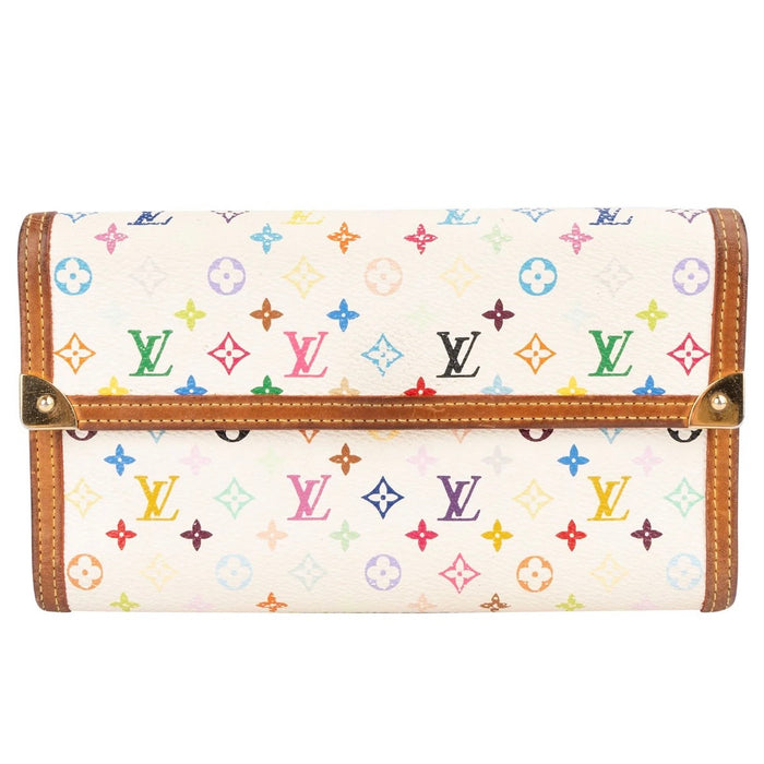 Louis Vuitton Monogram Murakami Multicolor Porte-Treasure Wallet