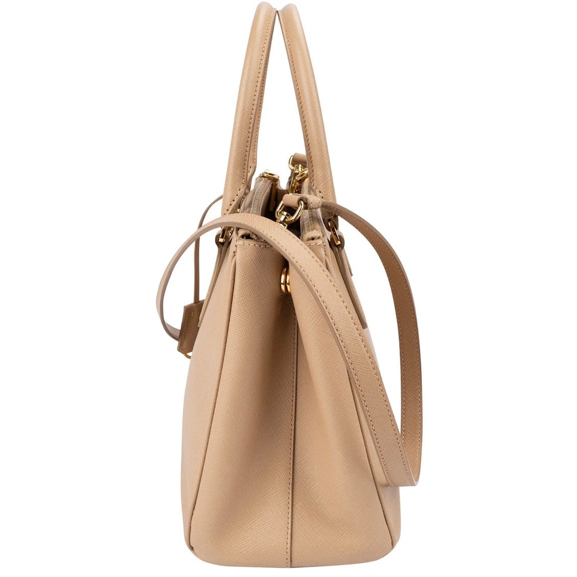 Prada Beige Saffiano
Leather Galleria Handbag