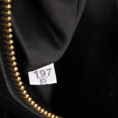 Miu Miu Black Matelasse Leather Tote Bag