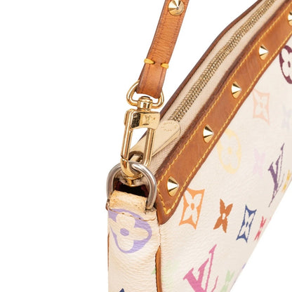 Louis Vuitton Monogram Canvas Murakami Multicolor Studded Pochette Accessoires Handbag