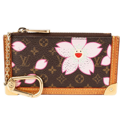 Louis Vuitton Monogram Murakami Cherry Blossom Cles Key Pouch Wallet