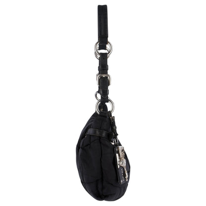Prada Black Nylon Puffer Shoulder Bag