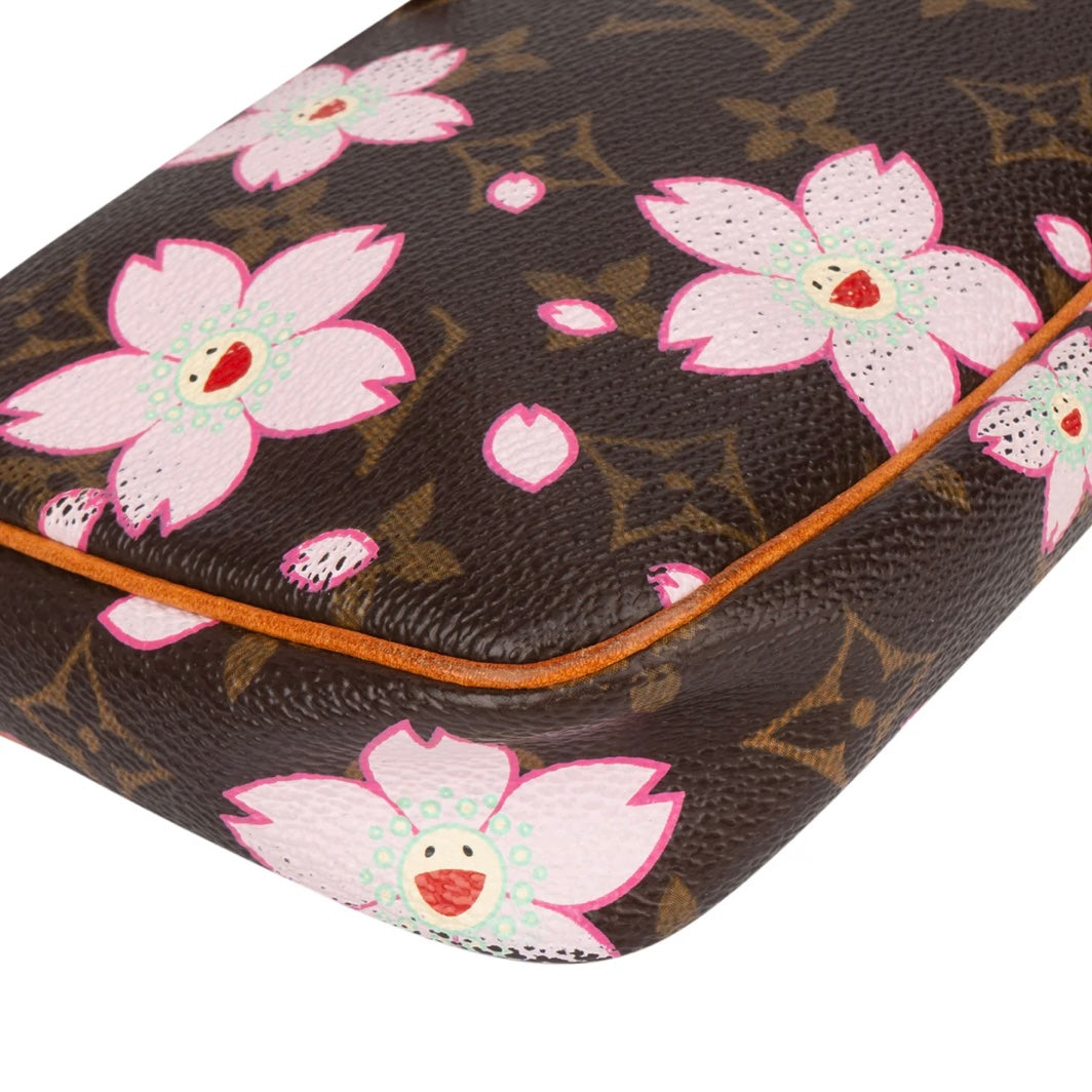 Louis Vuitton Murakami Cherry Blossom Pochette Accessoire Handbag