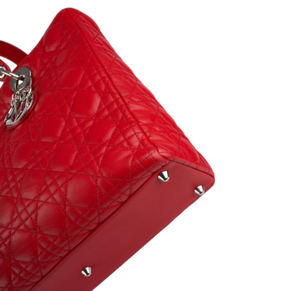 Christian Dior Quilted Leather Lady Dior Handbag