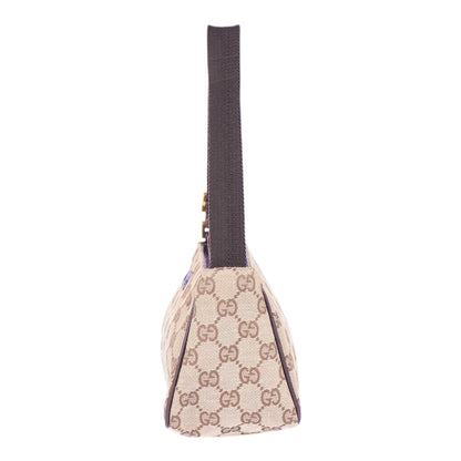 Gucci GG Canvas Baguette Bag