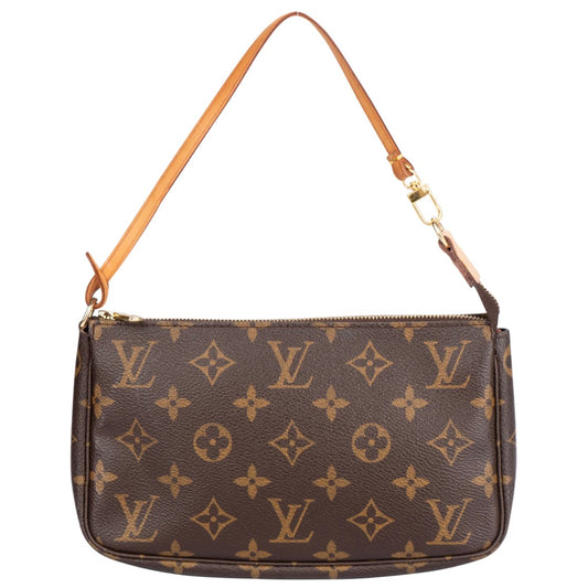 Louis Vuitton Canvas Monogram Pochette Handbag