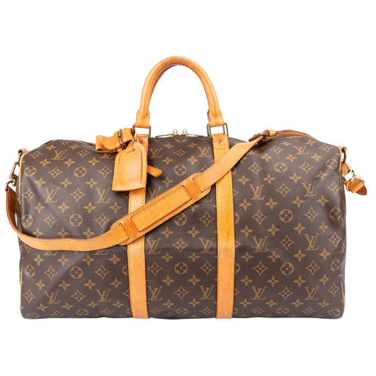 Louis Vuitton Canvas Monogram Keepall 50 Bandouliere
