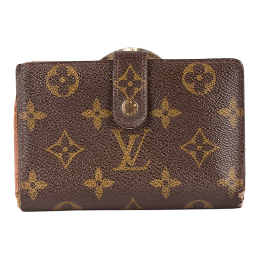 Louis Vuitton Canvas Monogram Clip Wallet