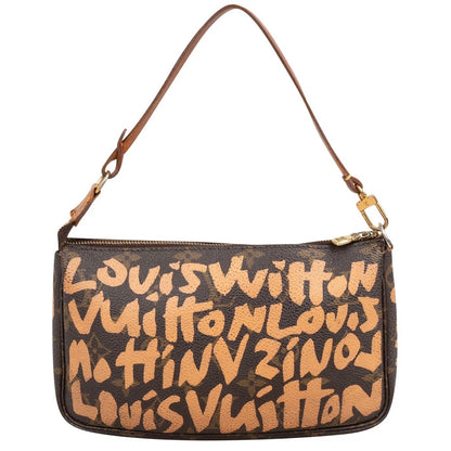 Louis Vuitton Monogram Graffiti Pochette Accessoires Handbag