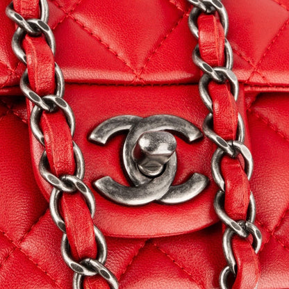 Chanel Quilted Lambskin Mini Rectangular Single
Flap Crossbody Bag