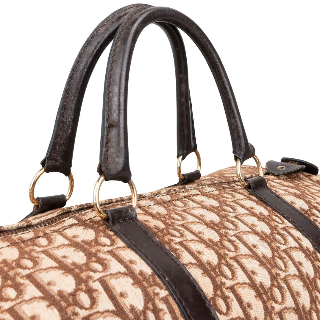 Christian Dior Trotter Monogram Boston 40 Handbag