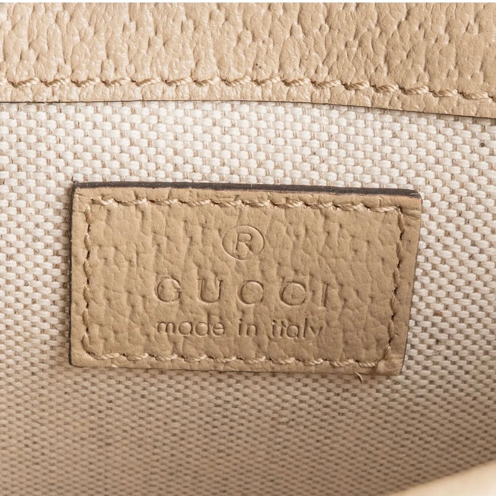 Gucci Monogram GG Supreme Dionysus Super Mini Top Handle Kelly Handbag