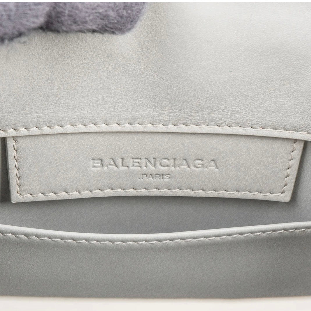 Balenciaga Woven Leather Classic City Square Tote Handbag