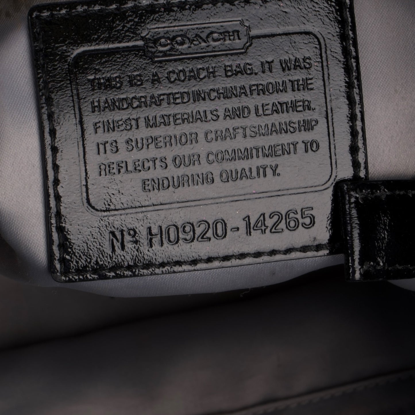 Coach Leather Shoulder Bag
