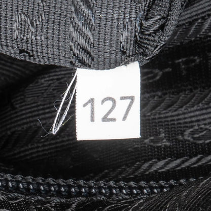Prada Black Nylon Triangle Duffle Bag 55 Travel Bag