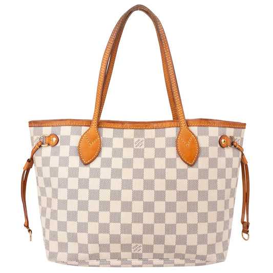 Louis Vuitton Damier Azur Neverfull PM Shopper Bag