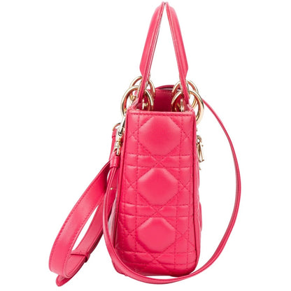 Christian Dior Quilted Leather Mini Lady Dior Handbag