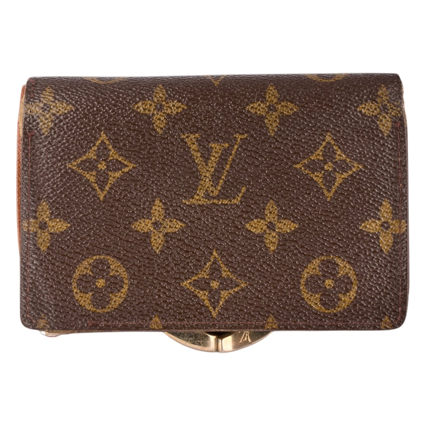 Louis Vuitton Canvas Monogram Clip Wallet