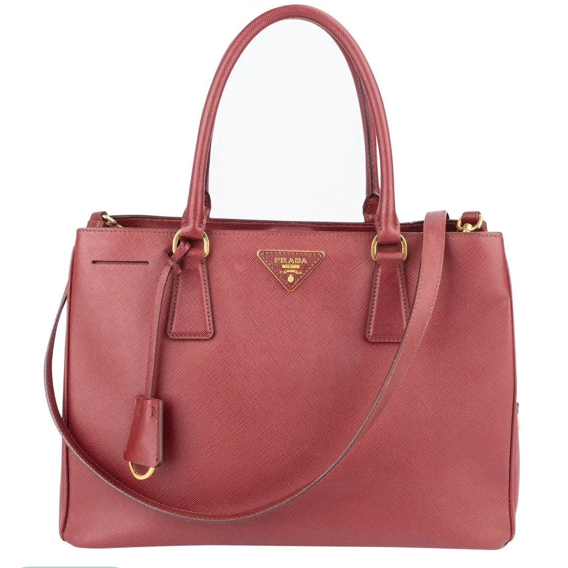 Prada Saffiano Leather Lux Galleria Handbag