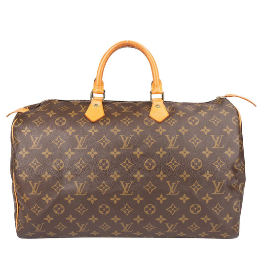 Louis Vuitton Canvas Monogram Speedy 40 Handbag