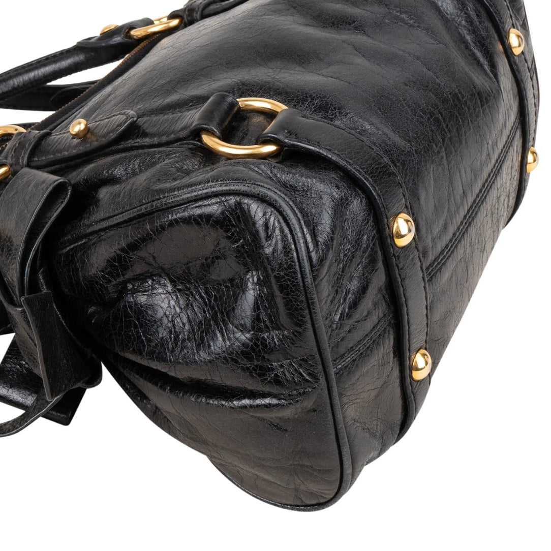 Miu Miu Vitello Lux City Handbag