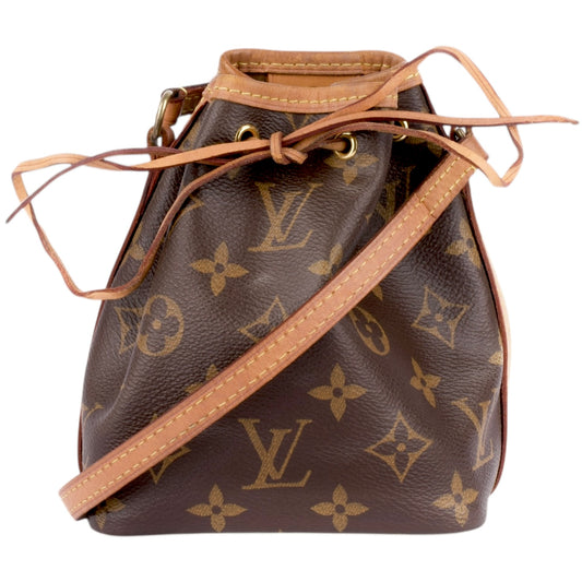 Louis Vuitton Canvas Monogram Nano Noe Bag