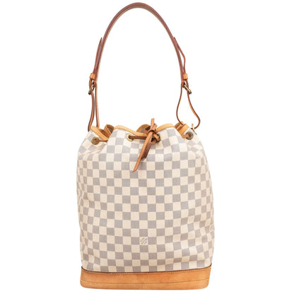 Louis Vuitton Monogram Damier Azur Canvas Sac Noé Grande Shoulder Bag