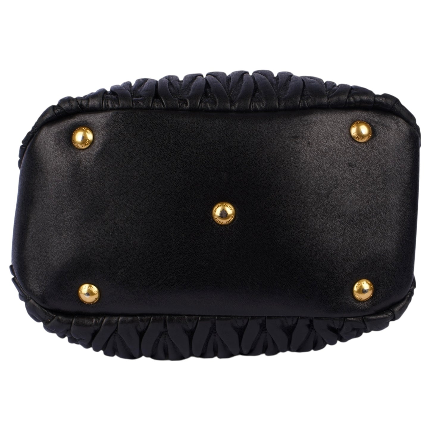 Miu Miu Quilted Leather Bucket Bag