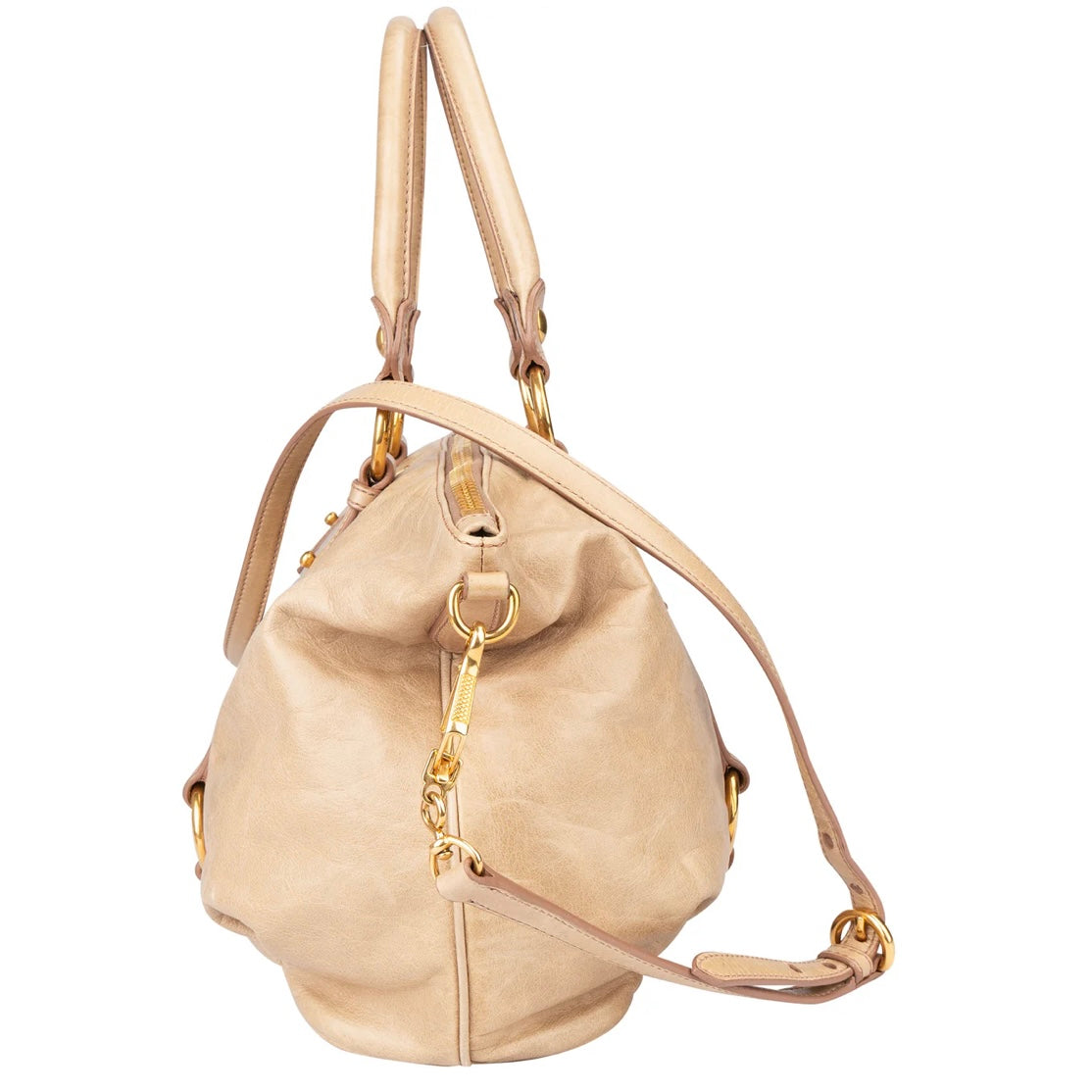 Miu Miu Leather City Handbag