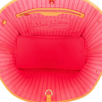 Louis Vuitton Limited Monogram Roses Neverfull MM Shoulder Bag